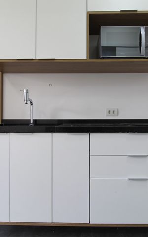 Studio à venda com 21m², 1 quarto e sem vagaCozinha