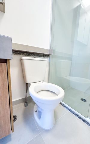 Studio à venda com 26m², 1 quarto e sem vaga Studio à venda com 26m², 1 quarto e sem vagaBanheiro