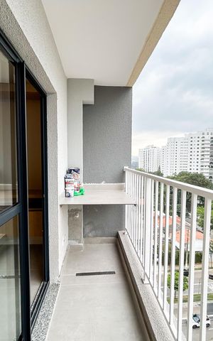 Studio à venda com 26m², 1 quarto e sem vaga Studio à venda com 26m², 1 quarto e sem vagaVaranda