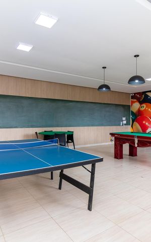 Apartamento à venda com 44m², 2 quartos e 1 vaga Apartamento à venda com 44m², 2 quartos e 1 vagaEspaço de Jogos
