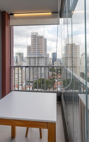 Studio para alugar com 24m², 1 quarto e sem vaga Studio para alugar com 24m², 1 quarto e sem vagaVaranda