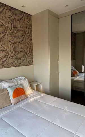 Apartamento à venda com 74m², 2 quartos e 2 vagas Apartamento à venda com 74m², 2 quartos e 2 vagasSuíte
