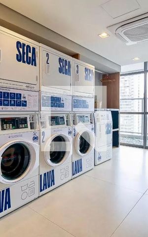Studio para alugar com 24m², 1 quarto e sem vaga Studio para alugar com 24m², 1 quarto e sem vagaLavanderia