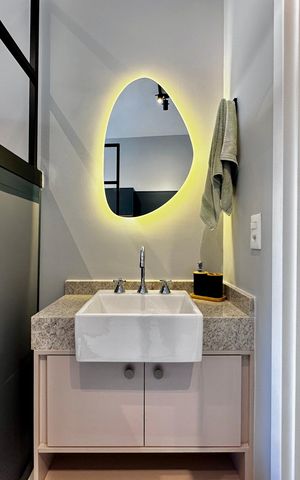 Studio para alugar com 24m², 1 quarto e sem vaga Studio para alugar com 24m², 1 quarto e sem vagaBanheiro