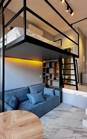 Studio para alugar com 24m², 1 quarto e sem vaga Studio para alugar com 24m², 1 quarto e sem vagaSala
