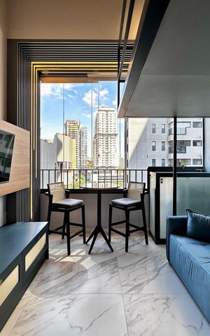 Studio para alugar com 24m², 1 quarto e sem vaga Studio para alugar com 24m², 1 quarto e sem vagaSala