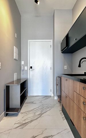 Studio para alugar com 24m², 1 quarto e sem vaga Studio para alugar com 24m², 1 quarto e sem vagaCozinha