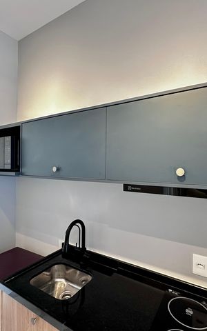 Studio para alugar com 24m², 1 quarto e sem vaga Studio para alugar com 24m², 1 quarto e sem vagaCozinha