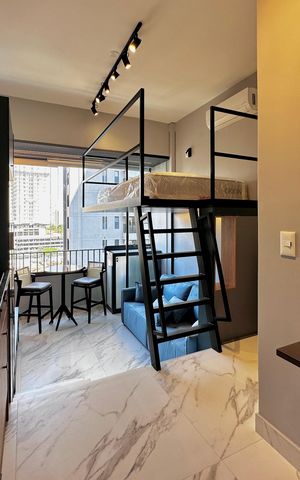 Studio para alugar com 24m², 1 quarto e sem vaga Studio para alugar com 24m², 1 quarto e sem vagaCozinha