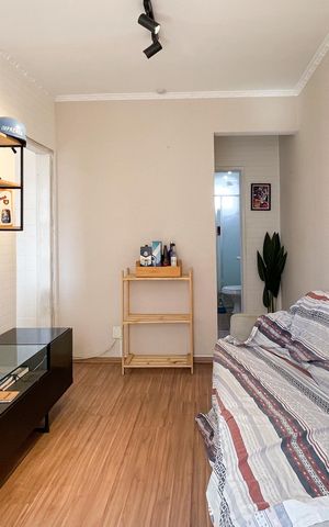 Apartamento à venda com 40m², 1 quarto e 1 vaga Apartamento à venda com 40m², 1 quarto e 1 vagaSala