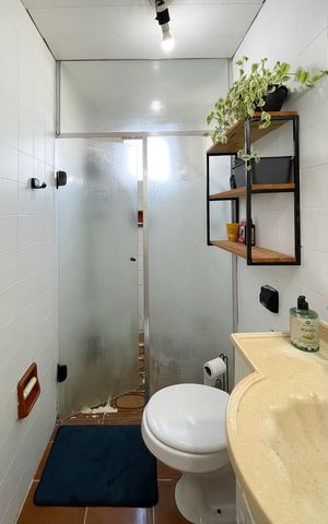 Apartamento à venda com 40m², 1 quarto e 1 vaga Apartamento à venda com 40m², 1 quarto e 1 vagaBanheiro Social