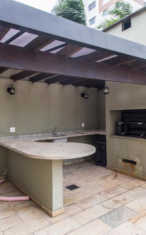 Apartamento à venda com 77m², 2 quartos e 1 vagaÁrea gourmet
