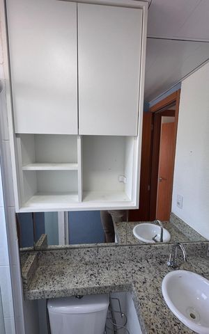 Apartamento à venda com 47m², 2 quartos e 1 vaga Apartamento à venda com 47m², 2 quartos e 1 vagaBanheiro