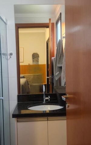 Apartamento para alugar com 40m², 1 quarto e 1 vaga Apartamento para alugar com 40m², 1 quarto e 1 vagaBanheiro da Suíte