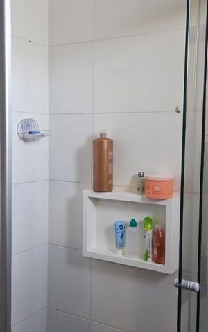 Apartamento para alugar com 40m², 1 quarto e 1 vaga Apartamento para alugar com 40m², 1 quarto e 1 vagaBanheiro da Suíte