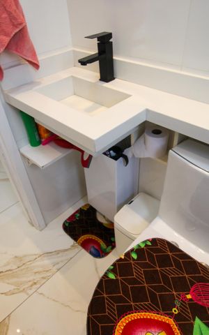 Apartamento à venda com 38m², 2 quartos e 1 vaga Apartamento à venda com 38m², 2 quartos e 1 vagaBanheiro