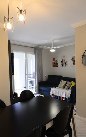 Apartamento para alugar com 60m², 2 quartos e 1 vagaSala