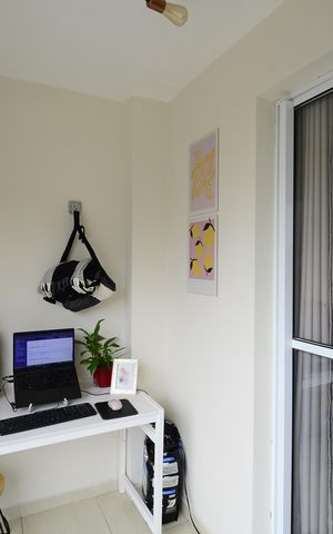 Apartamento para alugar com 60m², 2 quartos e 1 vagaVaranda