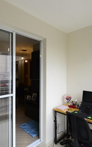 Apartamento para alugar com 60m², 2 quartos e 1 vagaVaranda