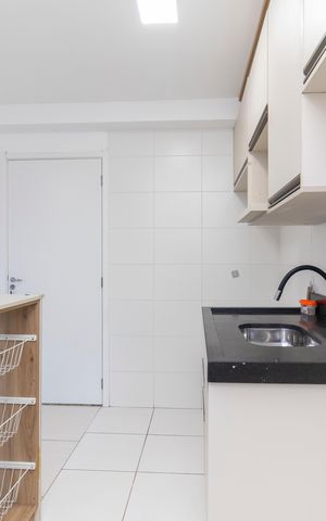 Apartamento para alugar com 41m², 2 quartos e sem vaga Apartamento para alugar com 41m², 2 quartos e sem vagaCozinha e Área de Serviço
