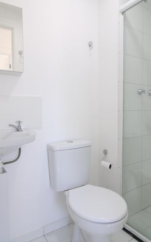 Apartamento para alugar com 36m², 2 quartos e 1 vagaBanheiro Social