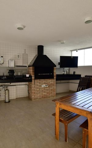 Apartamento para alugar com 89m², 3 quartos e 2 vagasÁrea comum - Churrasqueira