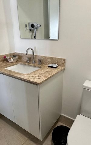 Apartamento à venda com 31m², 1 quarto e sem vagaBanheiro da suíte 