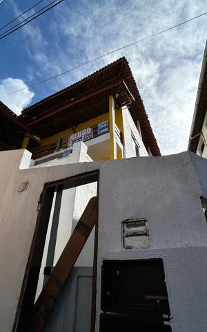 Casa para alugar com 75m², 2 quartos e sem vaga Casa para alugar com 75m², 2 quartos e sem vagaFachada e placa