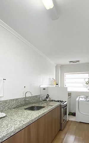 Apartamento à venda com 60m², 2 quartos e sem vagaCozinha 
