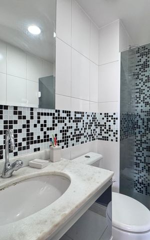 Apartamento à venda com 155m², 3 quartos e 2 vagas Apartamento à venda com 155m², 3 quartos e 2 vagasBanheiro Social