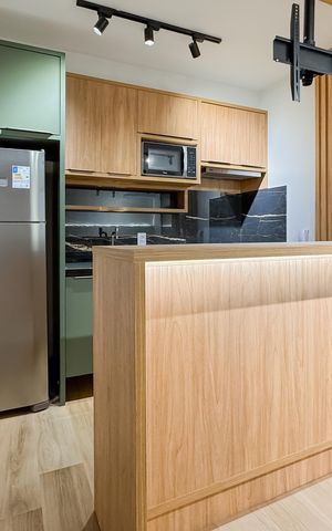 Studio à venda com 28m², 1 quarto e sem vagaCozinha