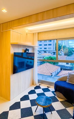 Studio à venda com 28m², 1 quarto e sem vagaÁrea comum