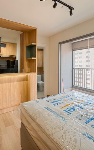 Studio à venda com 28m², 1 quarto e sem vagaStudio