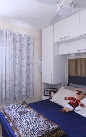 Casa de condomínio à venda com 60m², 3 quartos e 1 vagaQuarto 1