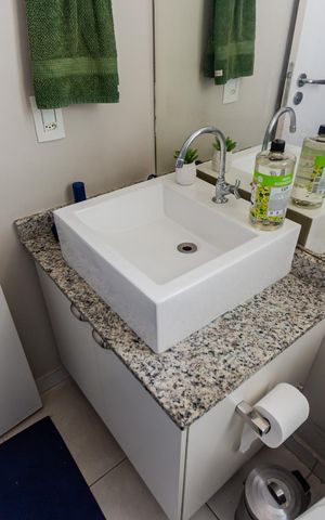 Apartamento à venda com 64m², 2 quartos e 1 vaga Apartamento à venda com 64m², 2 quartos e 1 vagaBanheiro da Suíte