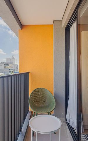 Studio para alugar com 23m², 1 quarto e sem vagaVaranda Studio