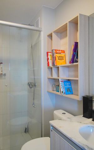 Apartamento à venda com 64m², 2 quartos e 1 vagaBanheiro suíte