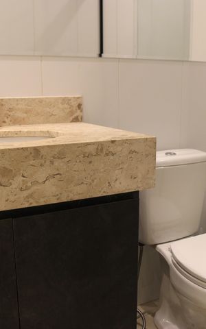 Apartamento para alugar com 64m², 1 quarto e 1 vagaBanheiro da Suíte