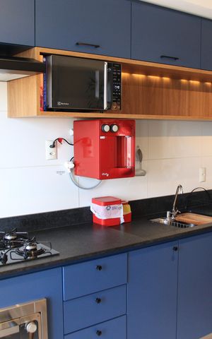 Apartamento para alugar com 64m², 1 quarto e 1 vagaCozinha e Área de Serviço