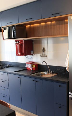 Apartamento para alugar com 64m², 1 quarto e 1 vagaCozinha e Área de Serviço