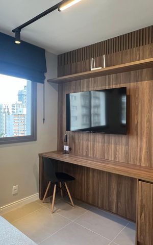 Studio à venda com 24m², 1 quarto e sem vaga Studio à venda com 24m², 1 quarto e sem vagaSala