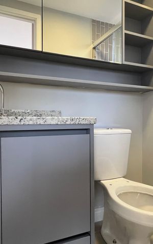 Studio à venda com 24m², 1 quarto e sem vaga Studio à venda com 24m², 1 quarto e sem vagaBanheiro