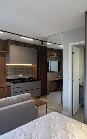 Studio à venda com 24m², 1 quarto e sem vaga Studio à venda com 24m², 1 quarto e sem vagaQuarto