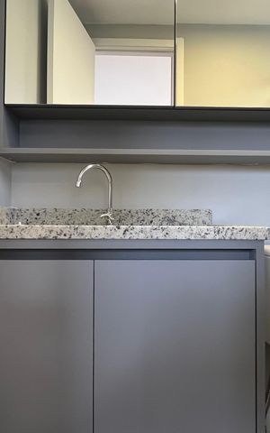 Studio à venda com 24m², 1 quarto e sem vaga Studio à venda com 24m², 1 quarto e sem vagaBanheiro