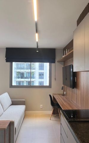 Studio à venda com 24m², 1 quarto e sem vaga Studio à venda com 24m², 1 quarto e sem vagaCozinha