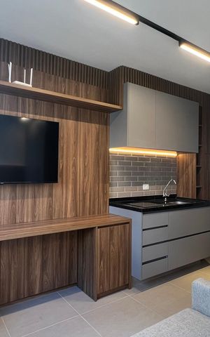 Studio à venda com 24m², 1 quarto e sem vaga Studio à venda com 24m², 1 quarto e sem vagaSala