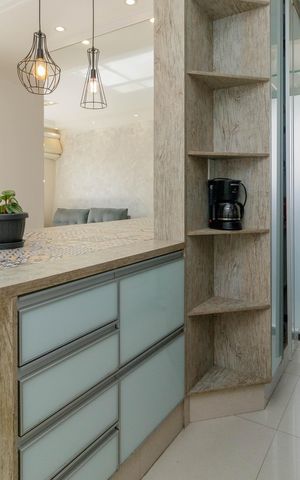 Apartamento à venda com 45m², 2 quartos e 1 vaga Apartamento à venda com 45m², 2 quartos e 1 vagaSala de Jantar - Armários