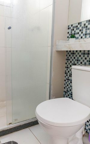 Apartamento à venda com 45m², 2 quartos e 1 vaga Apartamento à venda com 45m², 2 quartos e 1 vagaBanheiro