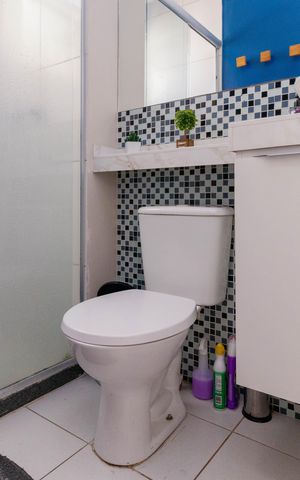 Apartamento à venda com 45m², 2 quartos e 1 vaga Apartamento à venda com 45m², 2 quartos e 1 vagaBanheiro