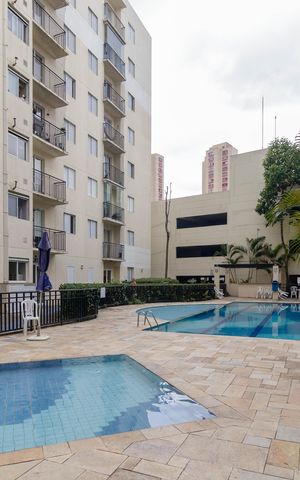 Apartamento à venda com 45m², 2 quartos e 1 vaga Apartamento à venda com 45m², 2 quartos e 1 vagaÁrea comum - Piscina